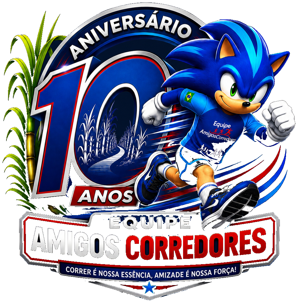 Selo 10 anos Amigos Corredores